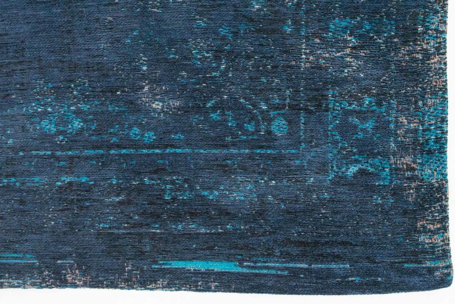 Louis De Poortere preproga LX 8254 Fading World Medaillon Blue Night corner