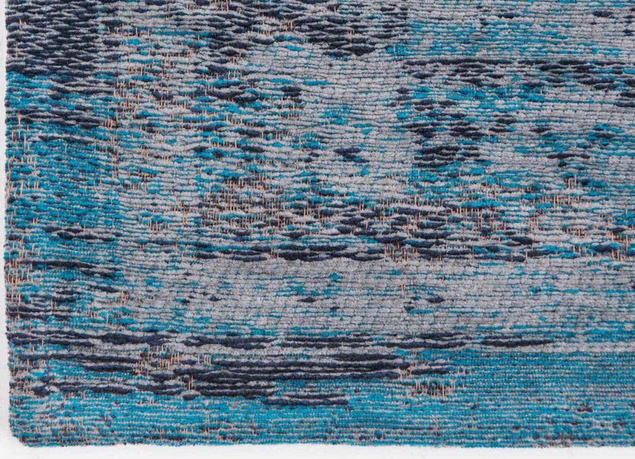 Louis De Poortere preproga LX 8255 Fading World Medaillon Grey Turquoise corner