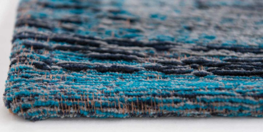 Louis De Poortere preproga LX 8255 Fading World Medaillon Grey Turquoise side