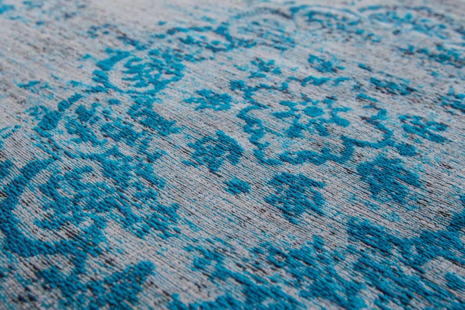 Louis De Poortere preproga LX 8255 Fading World Medaillon Grey Turquoise zoom