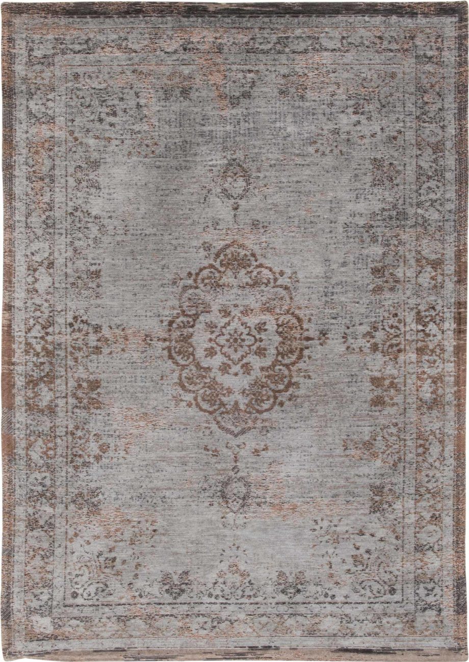 Louis De Poortere preproga LX 8257 Fading World Medaillon Grey Ebony