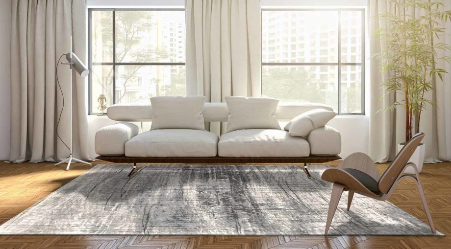 Louis De Poortere preproga LX 8420 Mad Men Griff Jersey Stone interior