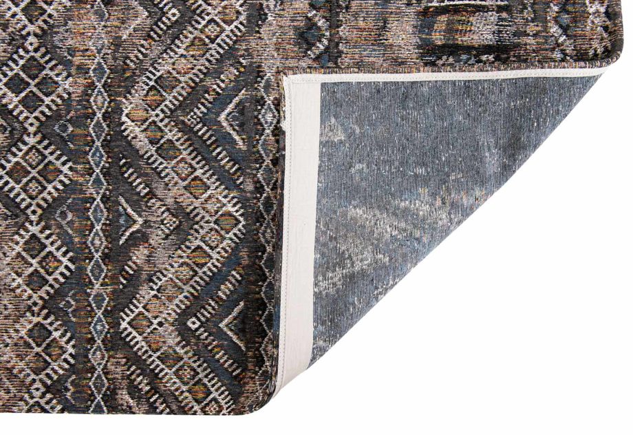 Louis De Poortere preproga LX 9113 Antiquarian Kilim Black Rabat back