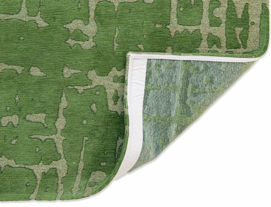 Louis De Poortere preproga LX 9202 Structures Baobab Perrier Green back