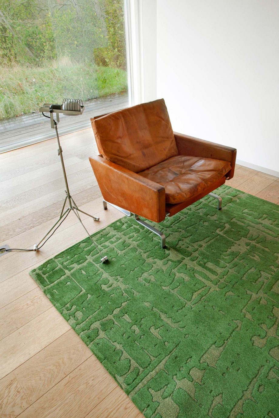 Louis De Poortere preproga LX 9202 Structures Baobab Perrier Green interior 2