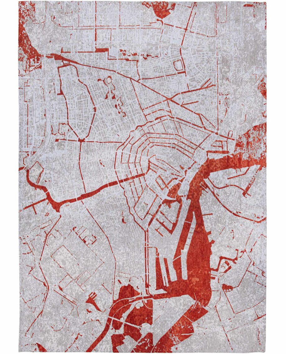 Louis De Poortere preproga Cities Amsterdam 9323 Orange Cut