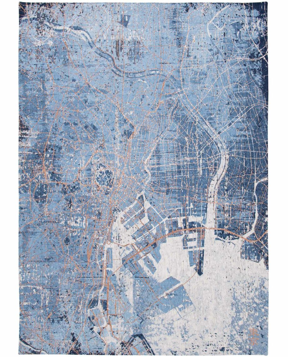 Louis De Poortere preproga Cities Tokyo 9314 Conductive Blue