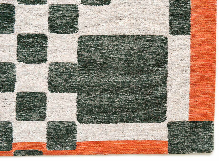 Louis De Poortere preproga Craft Chess 9339 Deep Green corner