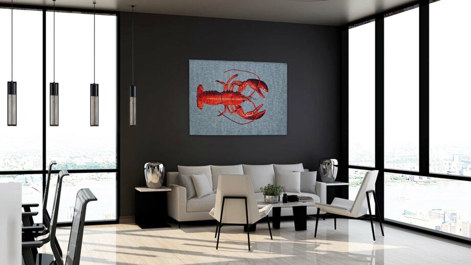 Louis De Poortere preproga Pop 9389 Steam Red interior 1