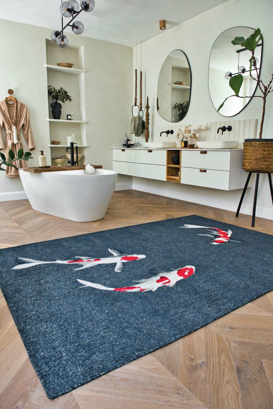 Louis De Poortere preproga Pop 9390 Japanese Pond interior 1