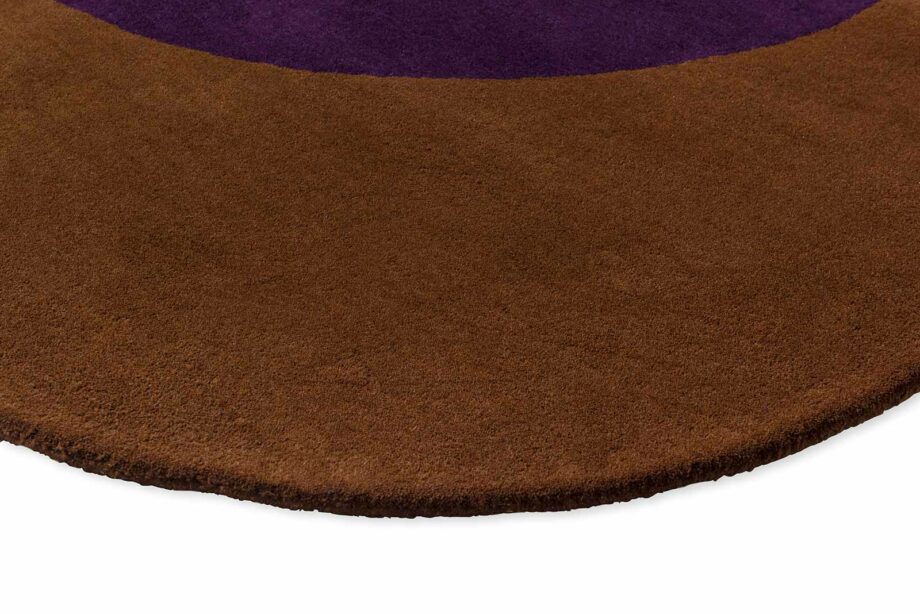 Orla Kiely Flower Spot Chestnut Violet 158401 E