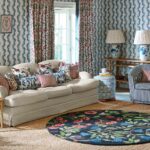 Sanderson Foraging Indigo 146618 round interior 1