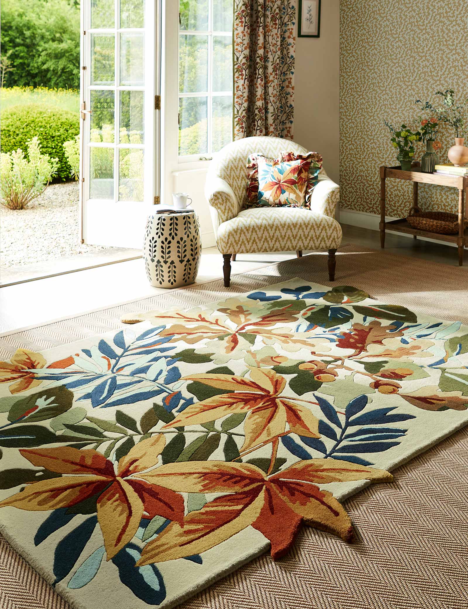 Sanderson Robins Wood Russet Brown 146501 interior 2