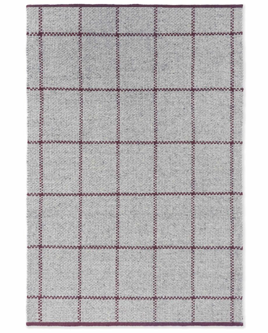 Brink Campman Craft Matter Check Ash Stone Red 049100 A