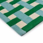 Harlequin Basket Weave Emerald Aquamarine 144107 E