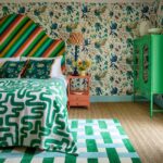 Harlequin Basket Weave Emerald Aquamarine 144107 interior A