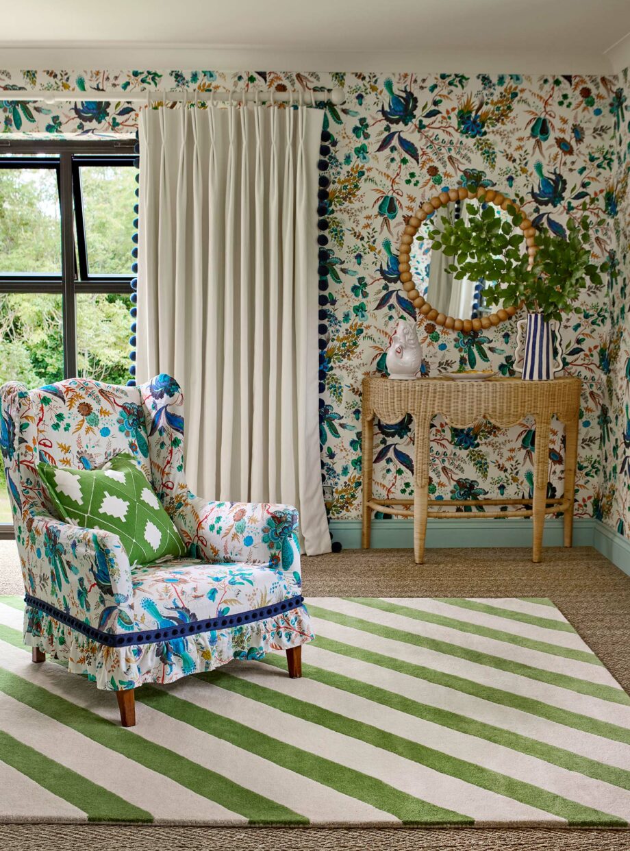 Harlequin Paper Straw Peridot 144317 interior A