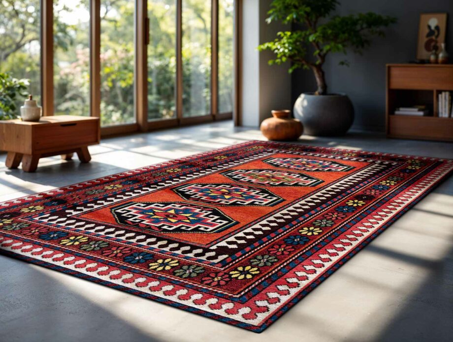 Louis De Poortere preproga Antiquarian Antalia 9844 Antalia Red Mix ambiance