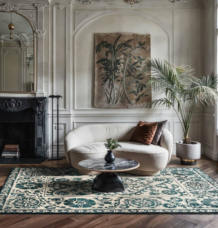Louis De Poortere preproga Antiquarian Suzani 9733 Suzani Notos Ambiance