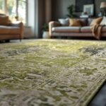 Louis De Poortere preproga Antiquarian Tabriz 9645 Olive Wood Ambiance 2
