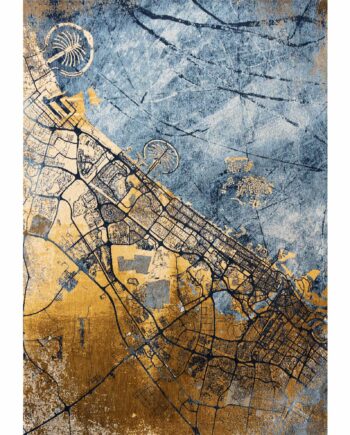 Louis De Poortere preproga Cities Dubai 9698 Gold Sea