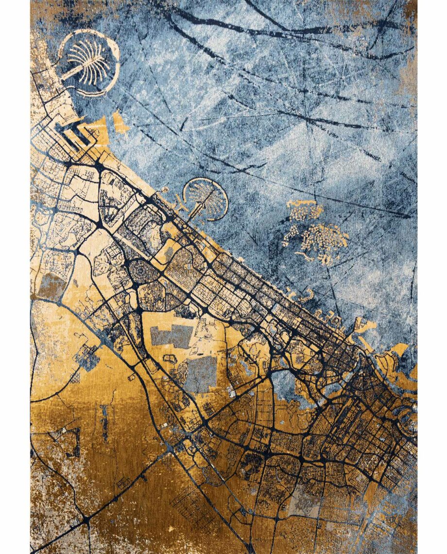 Louis De Poortere preproga Cities Dubai 9698 Gold Sea