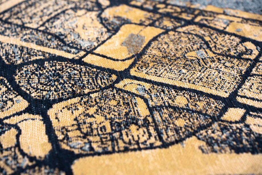 Louis De Poortere preproga Cities Dubai 9698 Gold Sea zoom 5