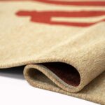 Louis De Poortere preproga Craft Ribbon 9847 Imperial Red fold